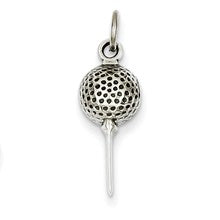 14k White Gold Golf Ball Charm hide-image