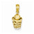 14k Gold Basketball w/Net Pendant, Pendants for Necklace