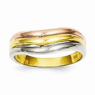 14k Tri-Color Fancy Ring