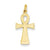 14k Gold Ankh Cross Charm hide-image