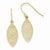 14k Yellow Gold Fancy Filigree Teardrop Dangle Earrings