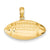 14k Gold Diamond-Cut Medium Football Charm hide-image