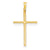 14k Gold Polished Hollow Cross pendant, Lovely Pendants for Necklace