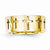 14k Yellow Gold Men's Cutout Crosses Ring