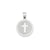 Reversible Cross & GOD BLESS Charm in 14k White Gold