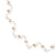 Gold-Plated Floating Pearl Wave Necklace