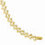 Gold Plated Three Row Cz Circle Bracelet