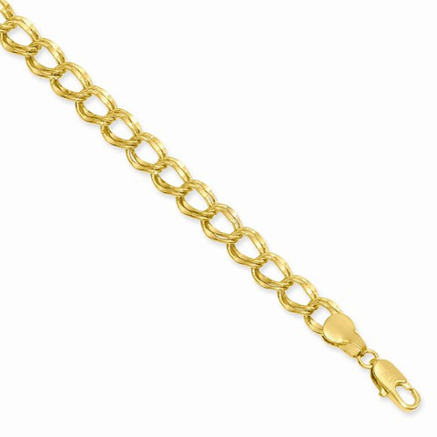 Gold Plated Double Link Charm