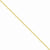 14K Yellow Gold Open Concave Curb Chain
