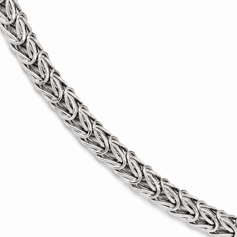 14K White Gold Fancy Link Bracelet