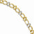 14K White and Yellow Gold Polished and Textured Bracelet