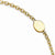 14K Yellow Gold Polished Anklet Bracelet