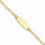 14K Yellow Gold Id Bracelet