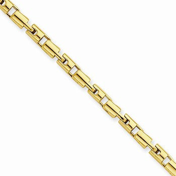 14K Yellow Gold Barrel Fancy Necklace