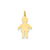 Plain Polished Small Boy Charm in 14k Gold