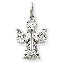 14k White Gold Praying Angel Charm hide-image