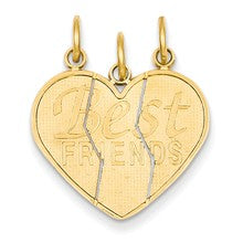 14k Gold 3 Piece Break-apart Friend Charm hide-image