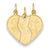 14k Gold 3 Piece Break-apart Friend Charm hide-image