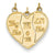 14k Gold Break-apart Big Sis, Mom, Lil Sis Charm hide-image