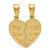 14k Gold Big Sister/Little Sister Break-apart Charm hide-image