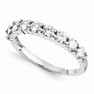 14k White Gold White Gold Moissanite Ring