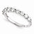 14k White Gold White Gold Moissanite Ring