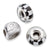 Sterling Silver Two Crossed Flag Beads,with 11 3D Driver Helmet Bead