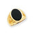 14k Yellow Gold Men's Onyx Ring