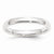 Platinum 3mm Comfort-Fit Wedding Band