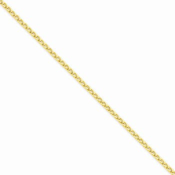 14K Yellow Gold Spiga Chain