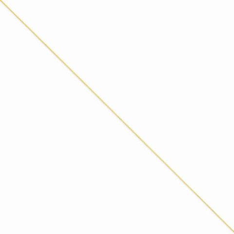 14K Yellow Gold Spiga Pendant On Chain