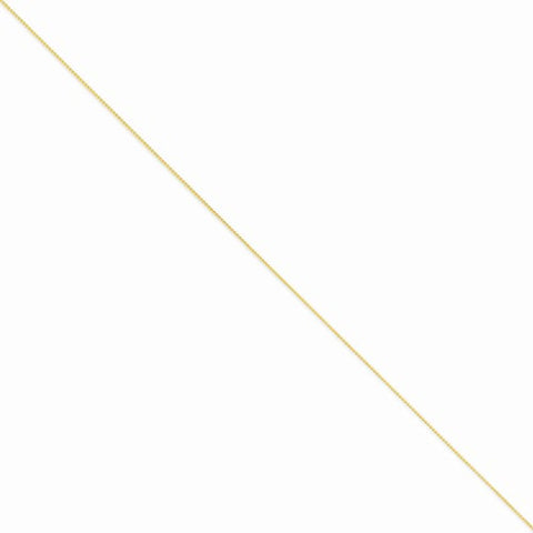 14K Yellow Gold Spiga Pendant On Chain