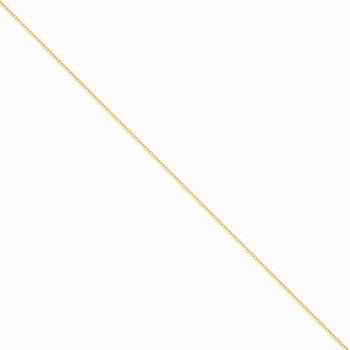 14K Yellow Gold Cable Chain