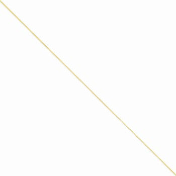 14K Yellow Gold Solid Polished Spiga Chain