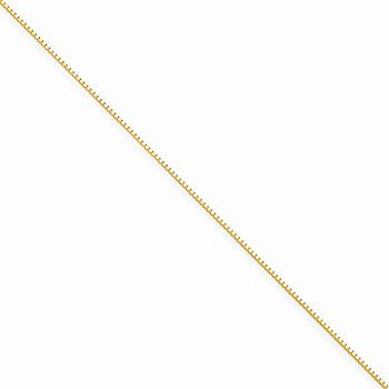 14K Yellow Gold Box Chain