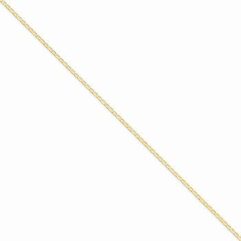 14K Yellow Gold Anchor Chain Link Chain