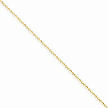 14K Yellow Gold Cable Chain