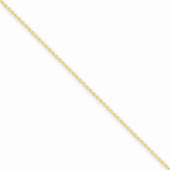 14K Yellow Gold Cable Chain