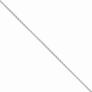 14K White Gold Parisian Wheat Chain