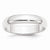 Platinum 5mm Half-Round Wedding Band