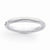 Platinum 3mm Half-Round Comfort Fit Lightweight Wedding Band