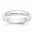 Platinum 4mm Half-Round Featherweight Wedding Band