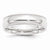 Platinum 6mm Comfort-Fit Milgrain Wedding Band