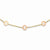 14K Yellow Gold Cream Color Cultured Pearl Necklace