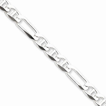 Sterling Silver Figaro Anchor Chain