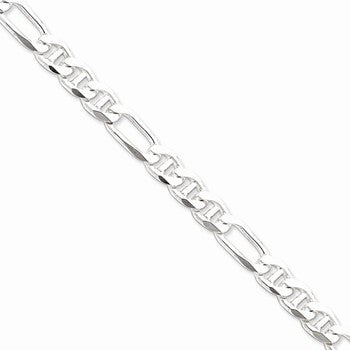 Sterling Silver Figaro Anchor Chain