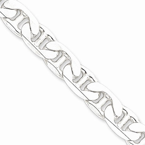 Sterling Silver Anchor Chain Bracelet