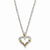 Sterling Silver & 12K Gold Heart Necklace