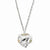 Sterling Silver & 12K Gold Horse Heart Necklace