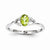 Sterling Silver Peridot Ring